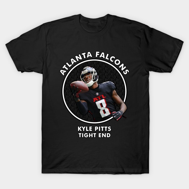 KYLE PITTS - TE - ATLANTA FALCONS T-Shirt by Mudahan Muncul 2022